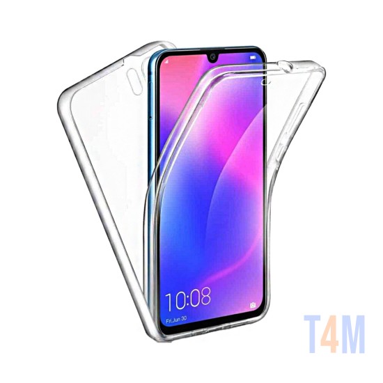 Capa de Silicone 360º para Huawei Y7 2019/Y7 Pro 2019 Transparente